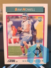 2022 Panini Score #TB4 Rookie RC Sam Howell North Carolina
